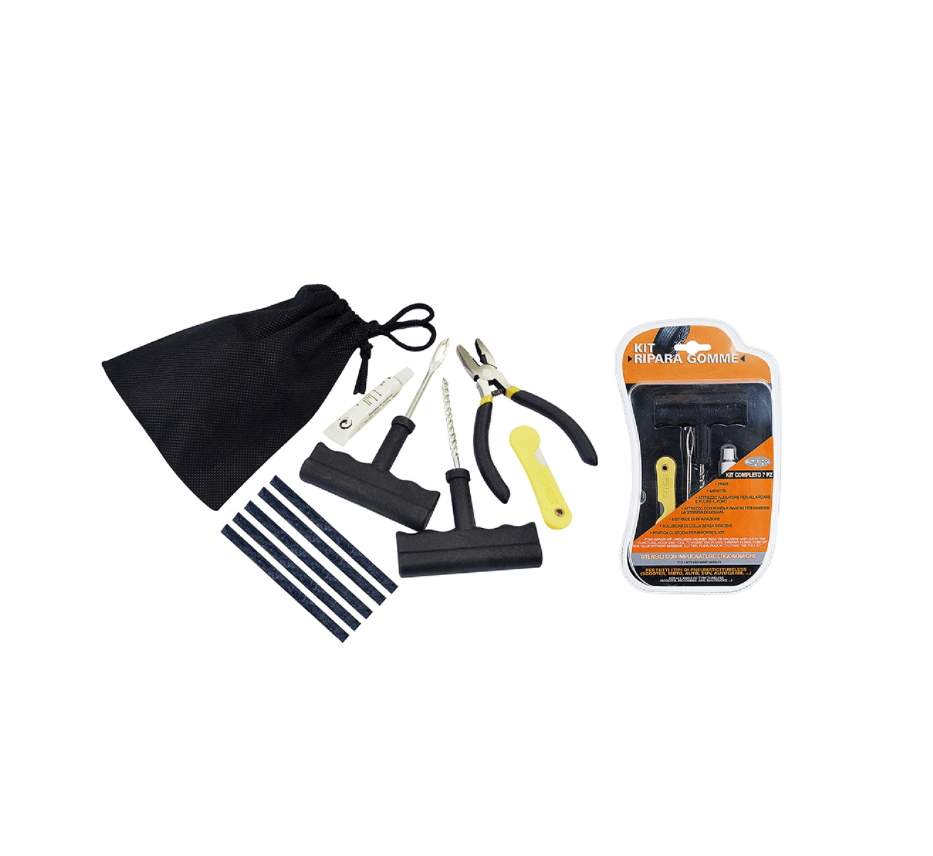 Kit ripara gomme Rhutten - Brico Sapiens - L' evoluzione del fai da te Kit ripara gomme Rhutten - Brico Sapiens - L' evoluzione del fai da te